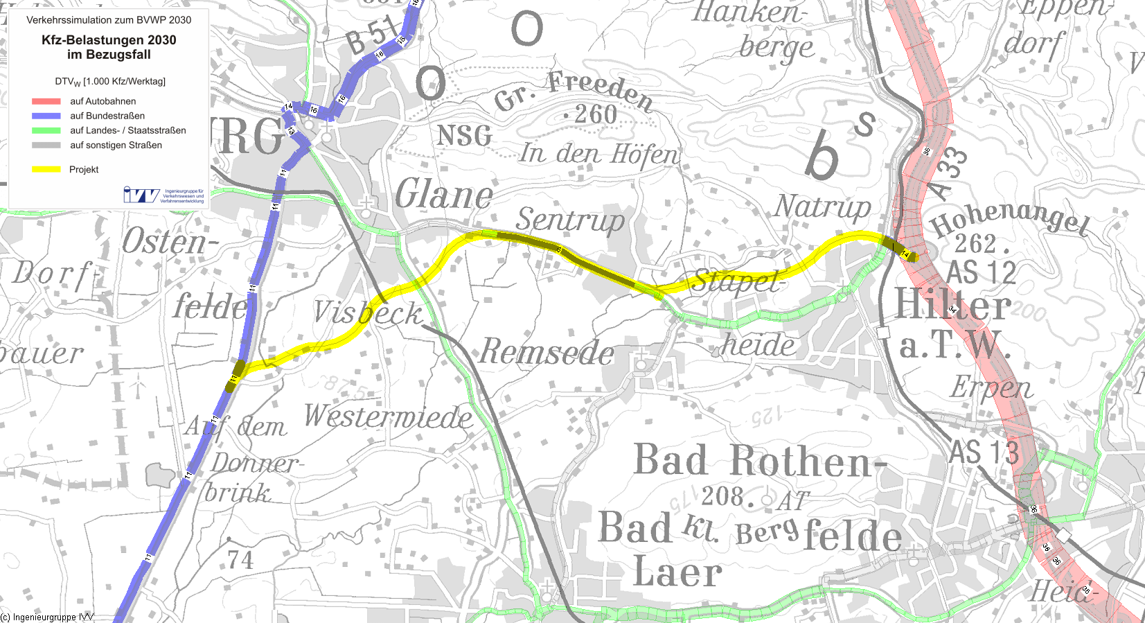 Bundesverkehrswegeplan 2030 – Projekt B51-G51-NI