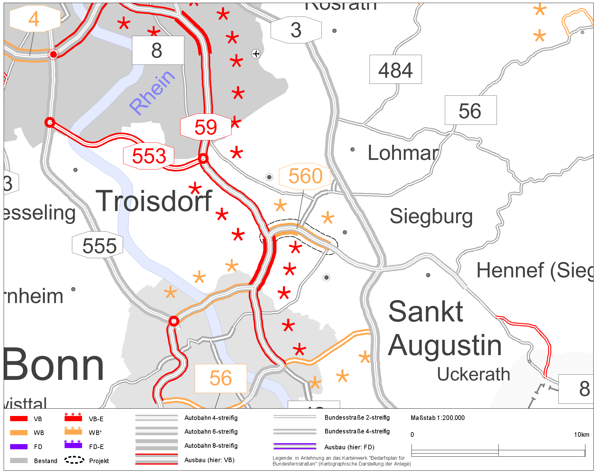 Bundesverkehrswegeplan 2030 – Projekt A560-G10-NW